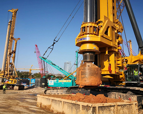 無限達400E旋挖鉆杭州中環(huán)柯橋段高架橋改建工程施工現(xiàn)場 無限達400E旋挖鉆杭州中環(huán)柯橋段高架橋改建工程施工現(xiàn)場